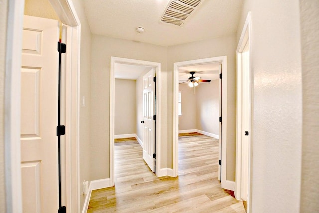 11120 Old Quarry Rd, Austin, TX 78717 - corridor featuring light wood-style flooring, baseboards, and healthy amount of natural light