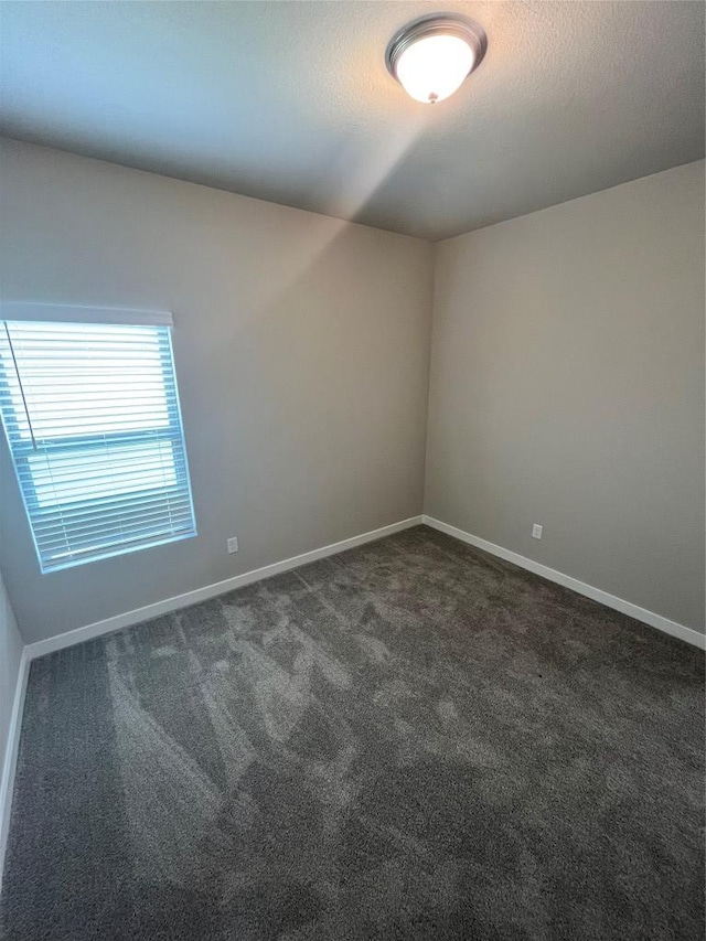 264 Little Green Trl, Jarrell, TX 76537 - spare room with baseboards and dark carpet