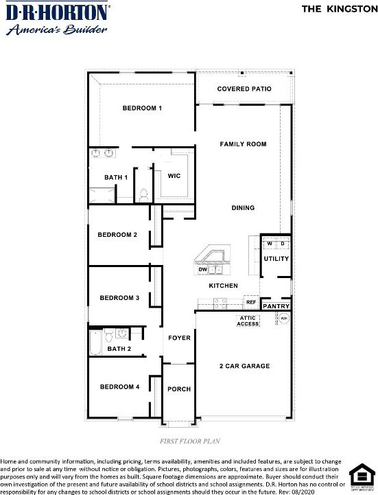2402 Bee Creek Dr, Copperas Cove, TX 76522 - home floor plan