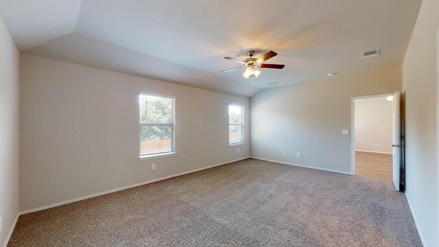 2402 Bee Creek Dr, Copperas Cove, TX 76522 - carpeted empty room with a ceiling fan and baseboards
