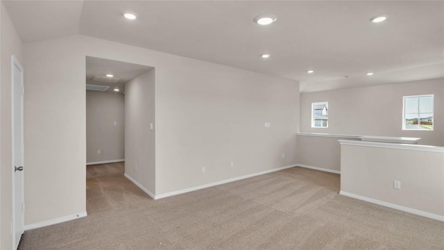 204 Inks Ln, Kyle, TX 78640 - spare room with carpet, recessed lighting, plenty of natural light, and baseboards