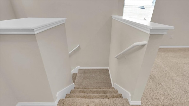 204 Inks Ln, Kyle, TX 78640 - stairs with carpet floors and baseboards