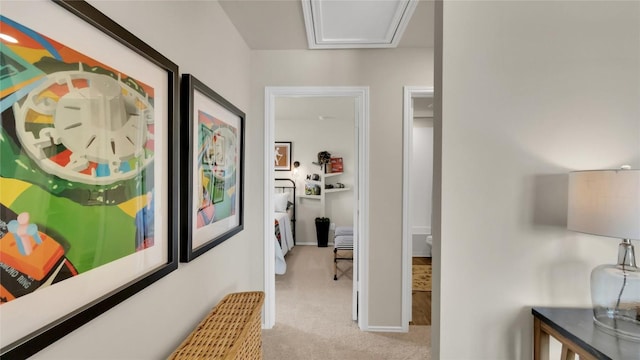 154 Sandringham Loop, Uhland, TX 78640 - hall with light colored carpet