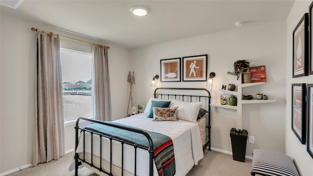 154 Sandringham Loop, Uhland, TX 78640 - bedroom with light carpet and baseboards