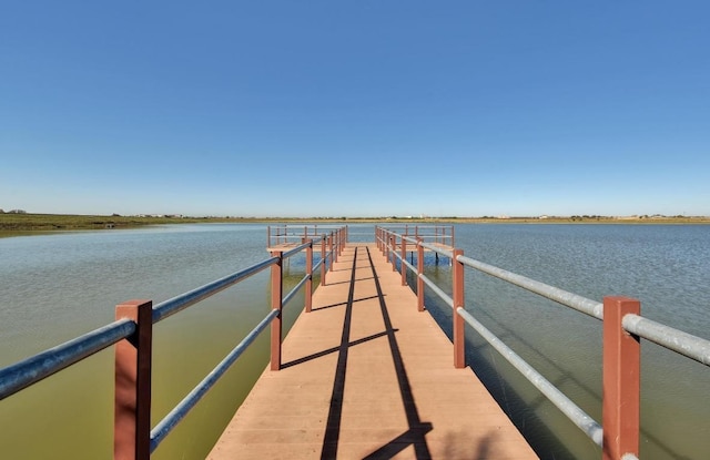 dock with a water view
