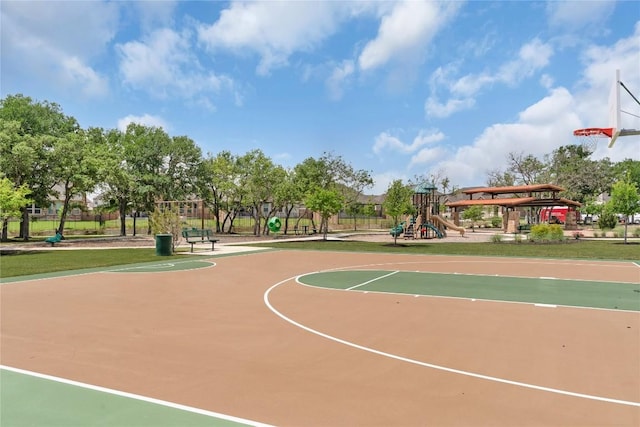 204 Ridgewell Loop, Georgetown, TX 78633 - view of basketball court with community basketball court