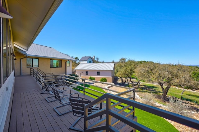 view of deck