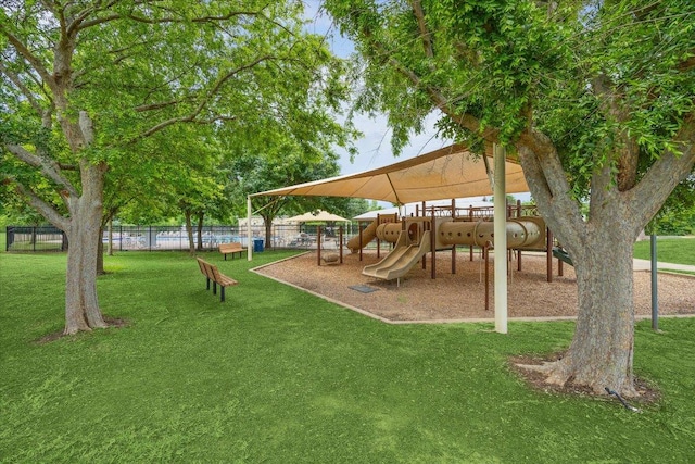 communal playground featuring heating fuel