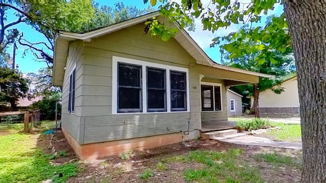 view of side of home