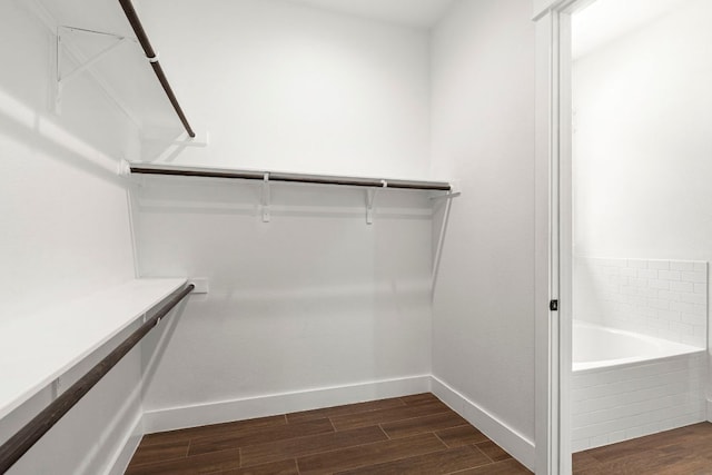 4 La Toya Trl, Wimberley, TX 78676 - walk in closet featuring dark wood finished floors