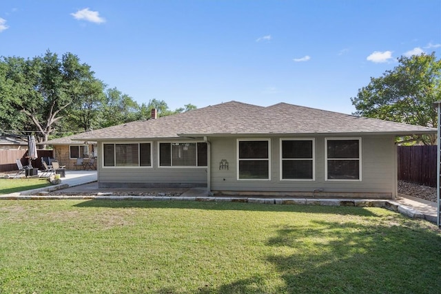 531 Dennis Dr, Round Rock, TX 78664 - rear view of property featuring a patio and a shingled roof