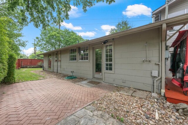 5900 Nasco Dr, Austin, TX 78757 - rear view of house with a patio area