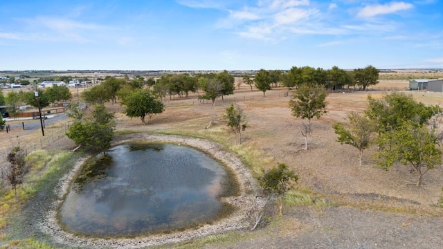 aerial view of sparsely populated area featuring a nearby body of water