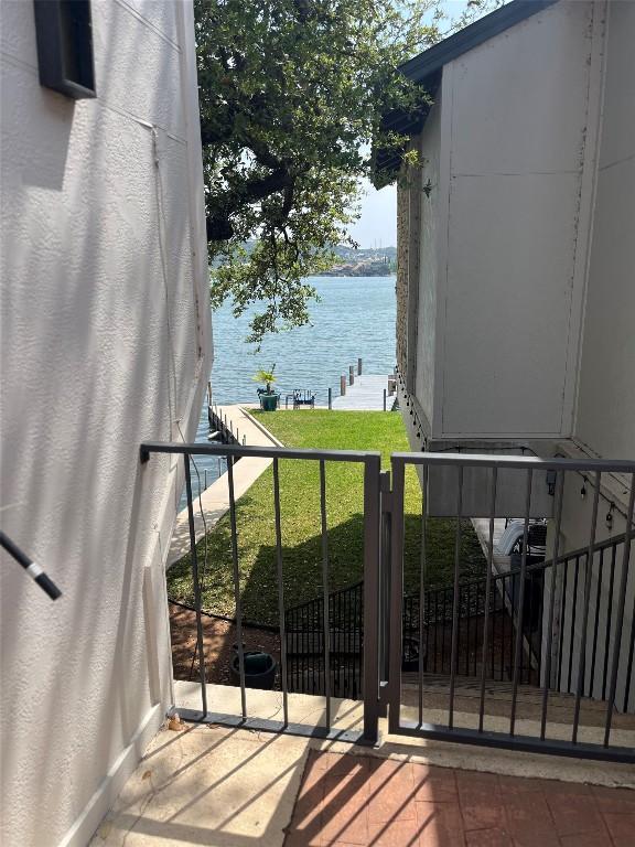 103 Island Dr Unit 8, Horseshoe Bay, TX 78657 - balcony featuring a water view