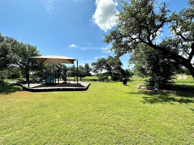4526 Tello Path, Austin, TX 78749 - view of green lawn with a playground