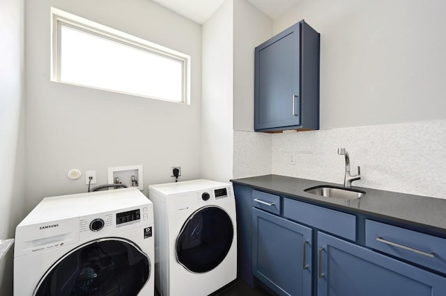2305 E 16th St Unit A, Austin, TX 78702 - laundry area with cabinet space and washer and clothes dryer