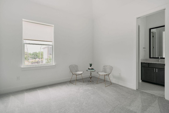 6116 Toscana Ave, Austin, TX 78724 - unfurnished room with carpet, baseboards, and a sink
