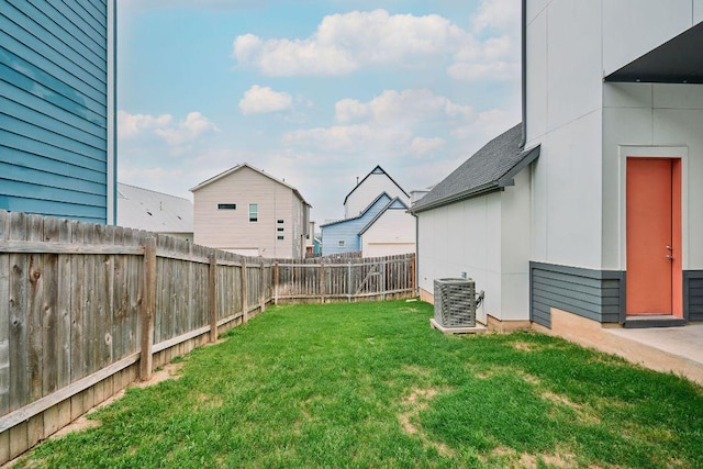 6116 Toscana Ave, Austin, TX 78724 - view of yard featuring central air condition unit