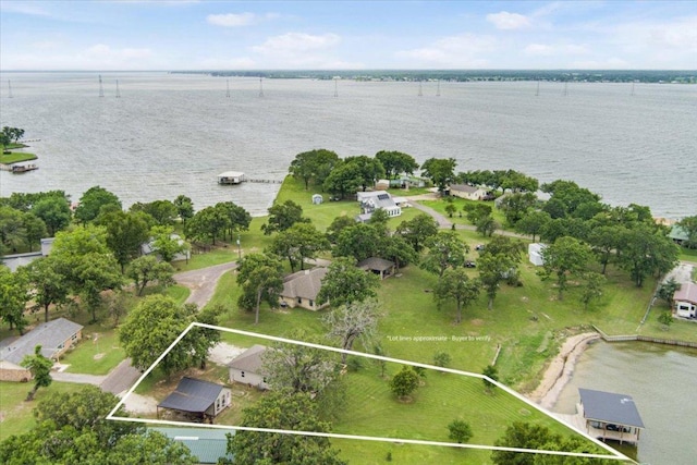 113 Lcr 913, Jewett, TX 75846 - view of property location with a large body of water and property boundaries highlighted