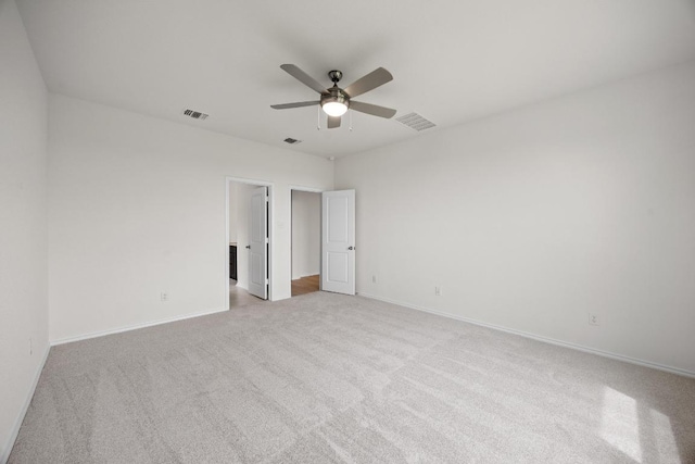 3747 Liberi Ln, Round Rock, TX 78665 - unfurnished bedroom featuring light carpet and ceiling fan