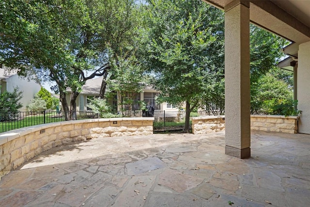 103 Nueces Trl, Georgetown, TX 78633 - view of patio featuring fence
