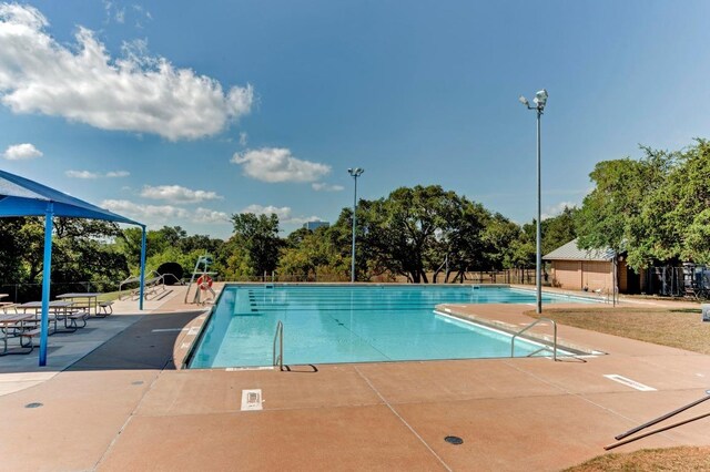 4210 Harcourt Dr, Austin, TX 78727 - community pool with a patio and fence