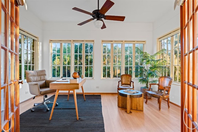 806 Rosedale Ter, Austin, TX 78704 - sunroom / solarium with wood finished floors and french doors