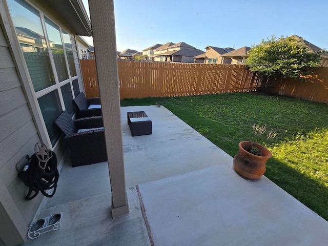 539 Tanda Ln, Hutto, TX 78634 - view of patio / terrace with a residential view