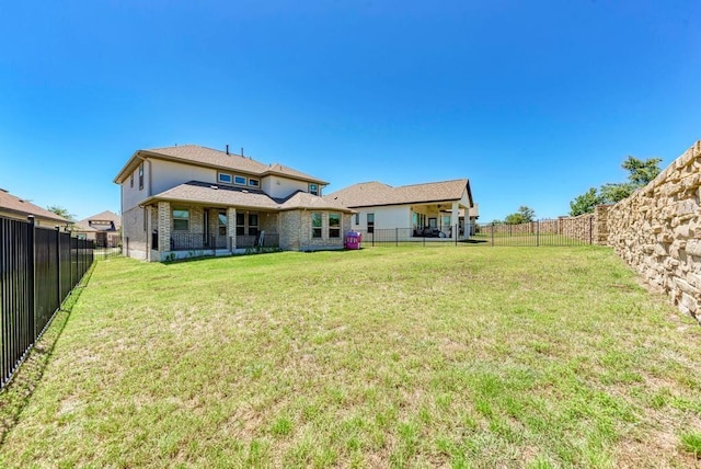 1816 Ficuzza Way, Leander, TX 78641 - back of house featuring a fenced backyard