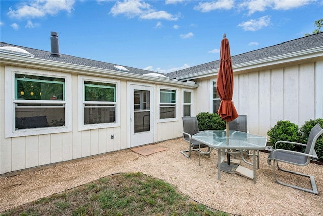 2627 Oak Meadow Dr, Round Rock, TX 78681 - rear view of property featuring a patio area and outdoor dining area