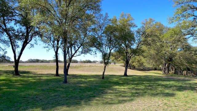 view of grassy yard