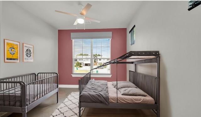 1506 Fox Sparrow Trl, Cedar Park, TX 78613 - bedroom with ceiling fan and baseboards