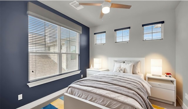 1506 Fox Sparrow Trl, Cedar Park, TX 78613 - bedroom featuring baseboards and a ceiling fan