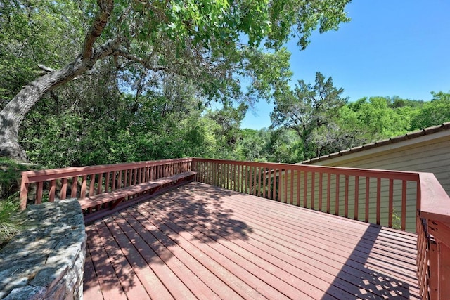 6820 N Cypress Pt Unit 22, Austin, TX 78746 - view of wooden terrace