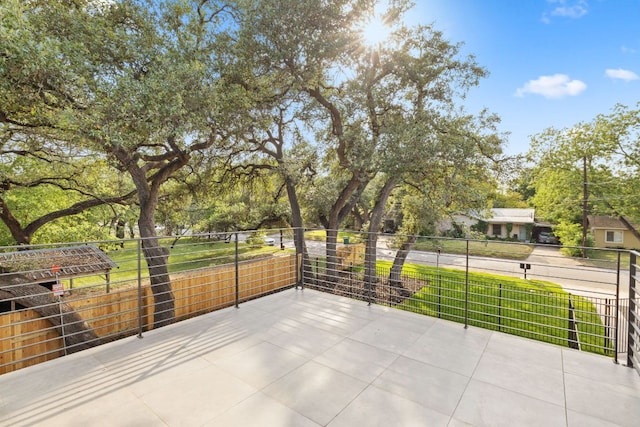 4407 Merle Dr Unit A, Austin, TX 78745 - view of patio featuring view of scattered trees