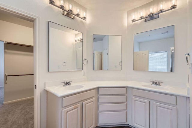 409 S Frontier Ln, Cedar Park, TX 78613 - full bathroom with double vanity