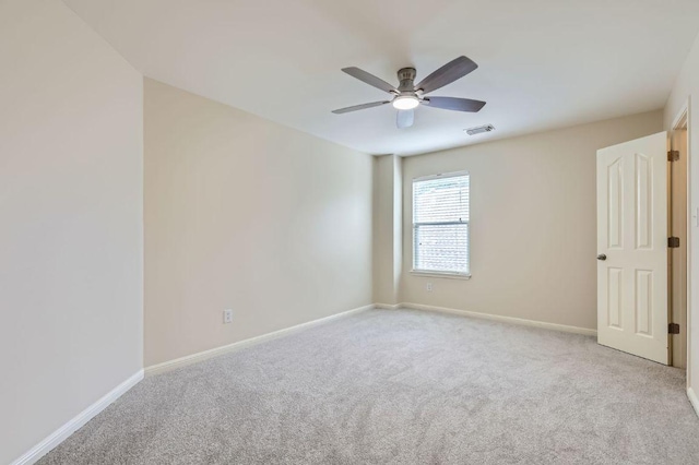 409 S Frontier Ln, Cedar Park, TX 78613 - empty room featuring carpet floors, a ceiling fan, and baseboards