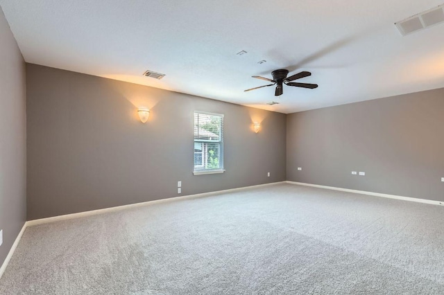 409 S Frontier Ln, Cedar Park, TX 78613 - empty room with a ceiling fan, carpet flooring, and baseboards