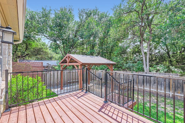 409 S Frontier Ln, Cedar Park, TX 78613 - wooden terrace with a fenced backyard