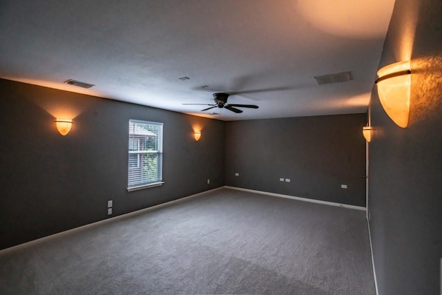 409 S Frontier Ln, Cedar Park, TX 78613 - unfurnished room with a ceiling fan, carpet floors, and baseboards