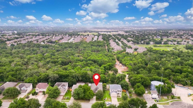 aerial perspective of suburban area