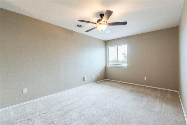 1713 Lady Grey Ave, Pflugerville, TX 78660 - carpeted spare room with ceiling fan and baseboards