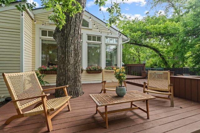 605 E 43rd St, Austin, TX 78751 - view of wooden terrace