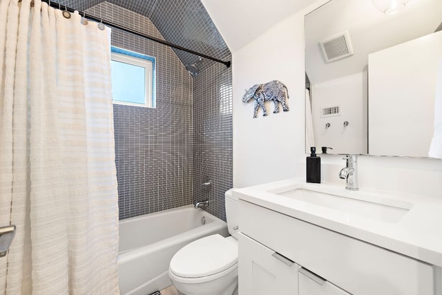 1310 Choquette Dr Unit B, Austin, TX 78757 - bathroom with toilet, shower / bath combination with curtain, and vanity