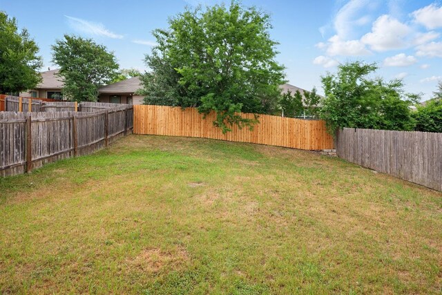 view of yard