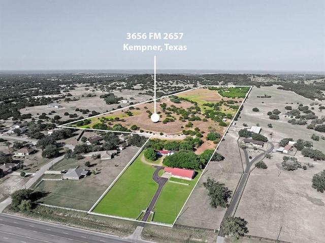3656 Rr 2657, Copperas Cove, TX 76539 - aerial view of property's location featuring property boundaries highlighted