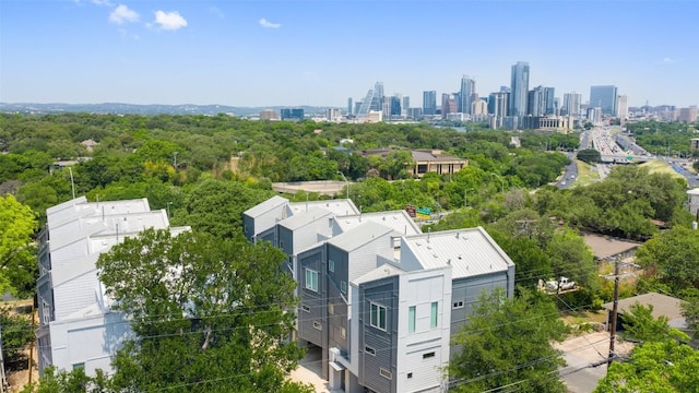 1500 Summit St Unit 5, Austin, TX 78741 - drone / aerial view of a skyline view