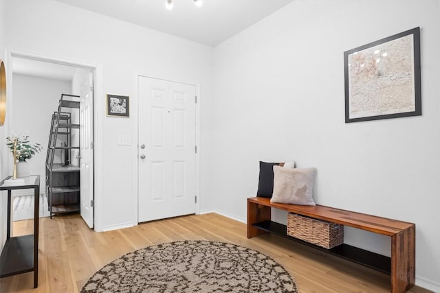 6404 Routenburn St, Austin, TX 78754 - foyer with light wood-style flooring and baseboards