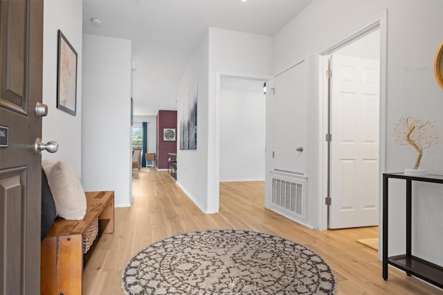 6404 Routenburn St, Austin, TX 78754 - foyer featuring light wood-type flooring and baseboards
