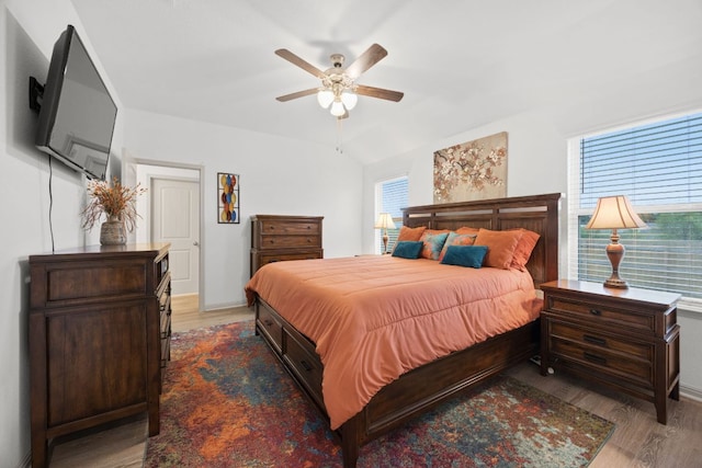 110 Johnson Draw Rd, Hutto, TX 78634 - bedroom featuring wood finished floors and a ceiling fan